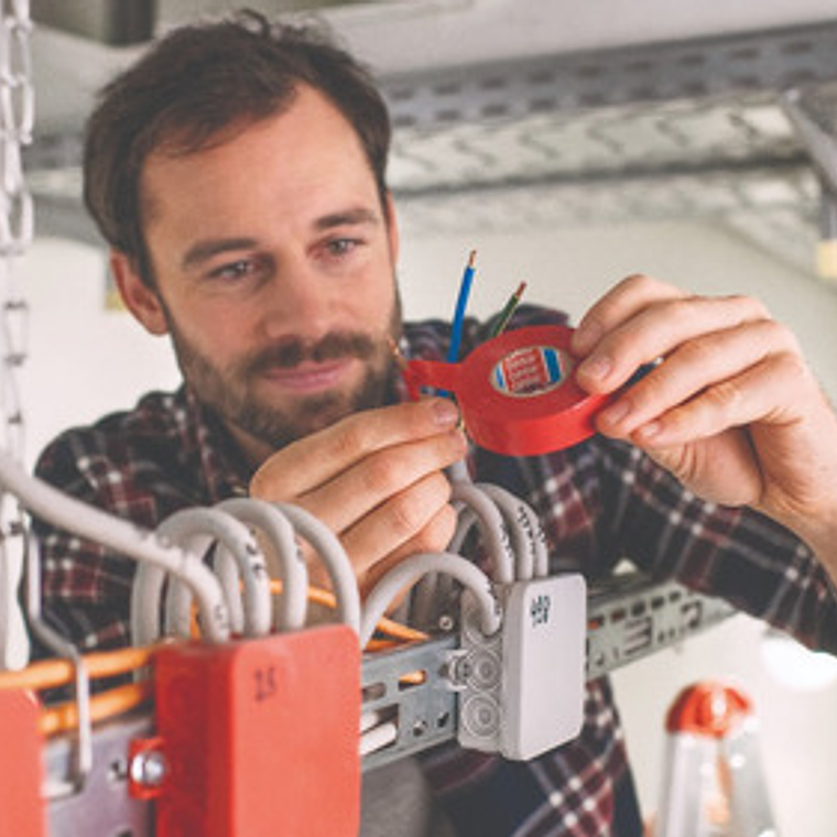 Pack 5 Cintas Aislante Tesa Negra 10m X 18mm 3