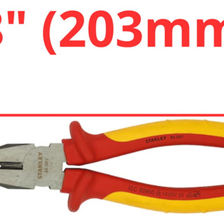 Alicate Universal De 8'' 1000v (84-002) Stanley 4