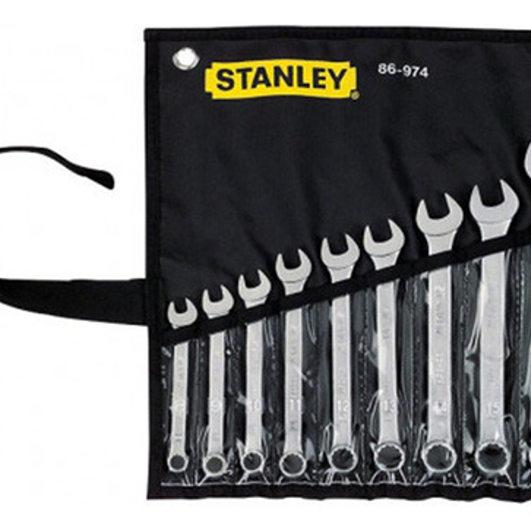 Llave Punta Corona Juego 9 Piezas N86974/252105 Stanley Color Plateado 1