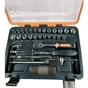 Juego Dados 1/4'' De 3/16'' A 9/16'' (31 Piezas) Smart Tools