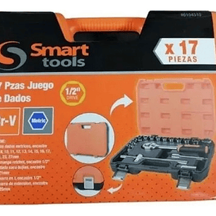 Juego Dados 1/2'' De 5/16'' A 1'' De 17 Piezas - Smart Tools