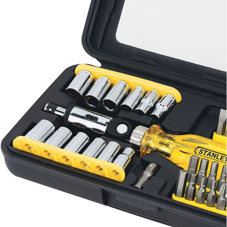 Jgo. Dados/puntas 47 Pzs. C/dest.autom. (68-736) Stanley 3