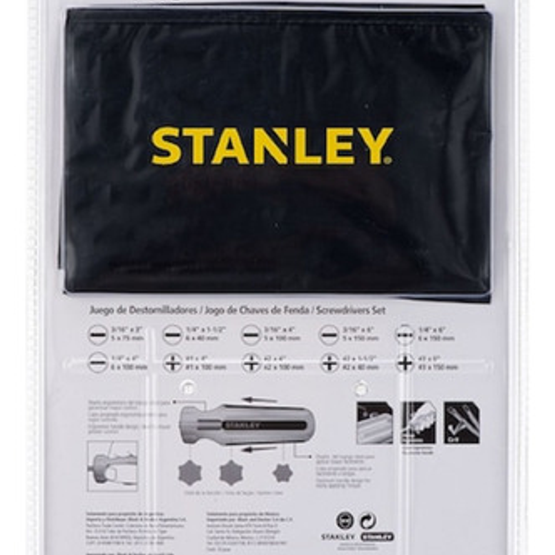 Juego Destornilladores 10 Pzs. R/a (stht69172) Stanley 2