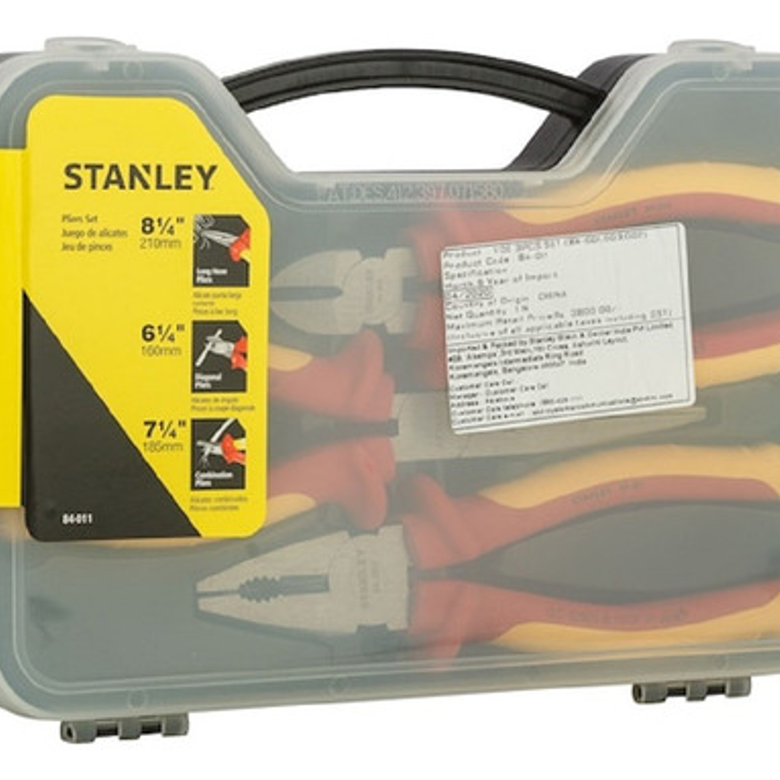 Juego 3 Alicates Aislados De 1000v. (84-011) Stanley 1