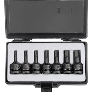 Juego De Dados Impacto 1/2'' Allen De 7 Piezas (4077) Force