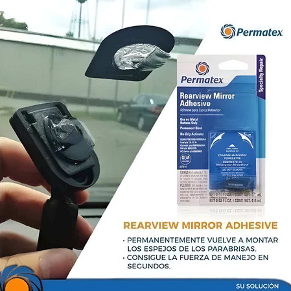 Adhesivo Para Retrovisores De Autos (81844) - Permatex 4