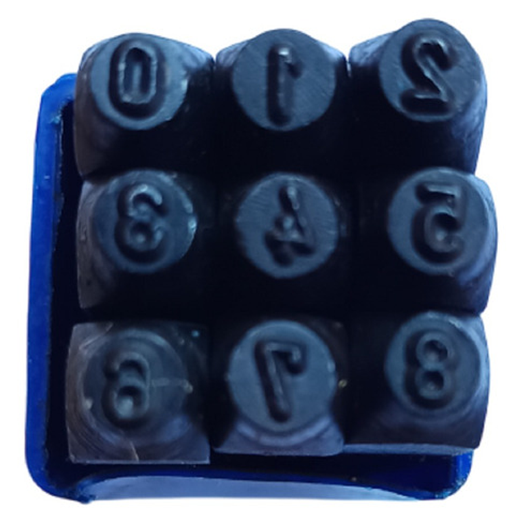 Juego Numeros De Golpe De 2mm - 3mm 7