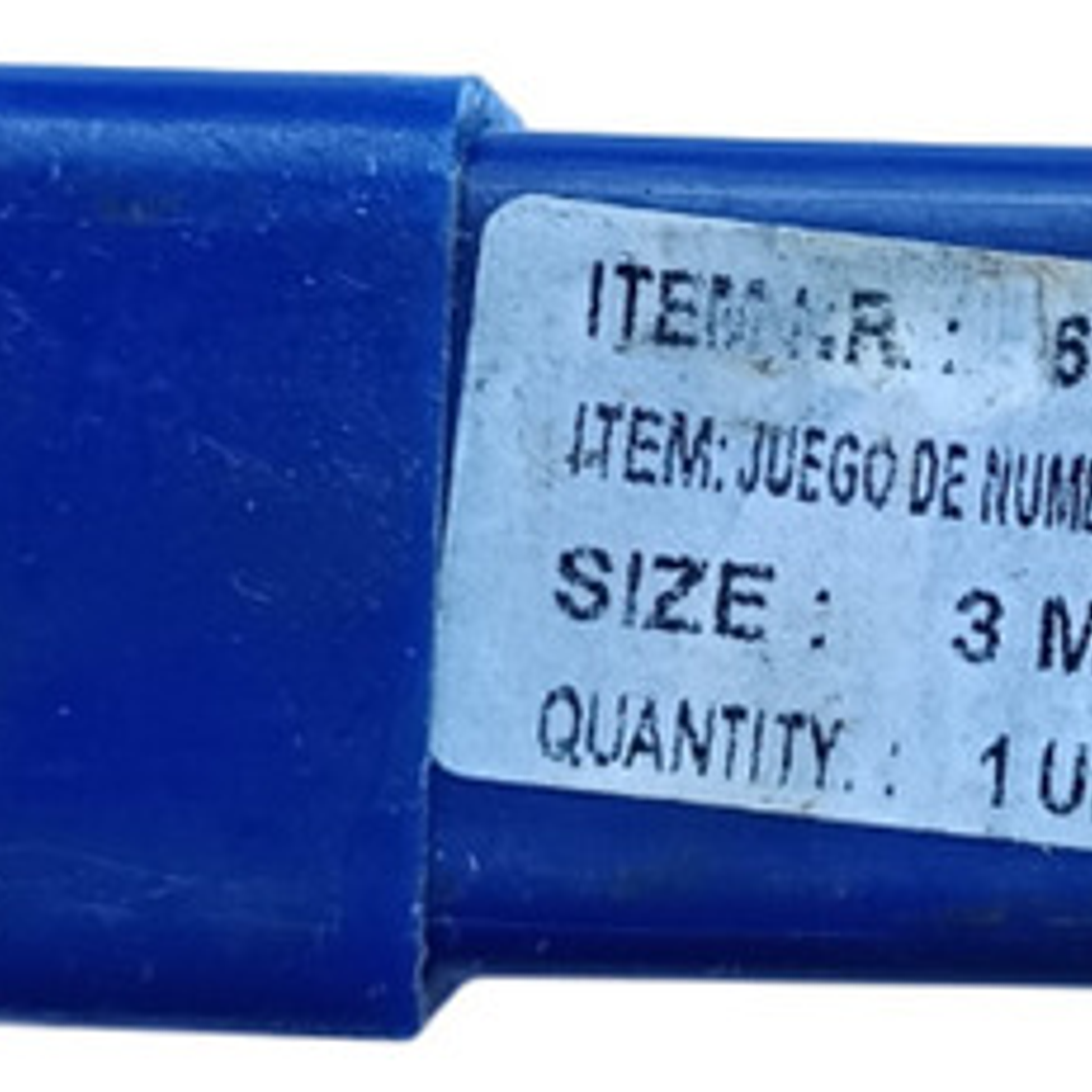 Juego Numeros De Golpe De 2mm - 3mm 10