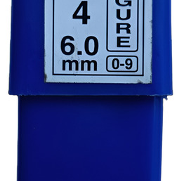 Juego De Numeros De Golpe 6 Mm - India 7