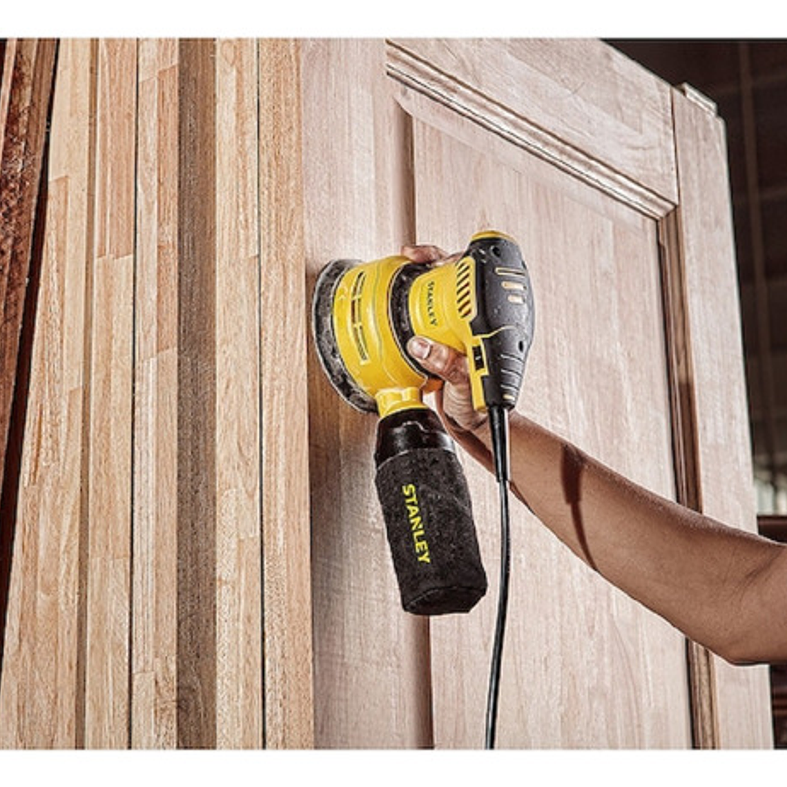 Lijadora Roto-orbital 5'' C/recolector (ss30) Stanley 3