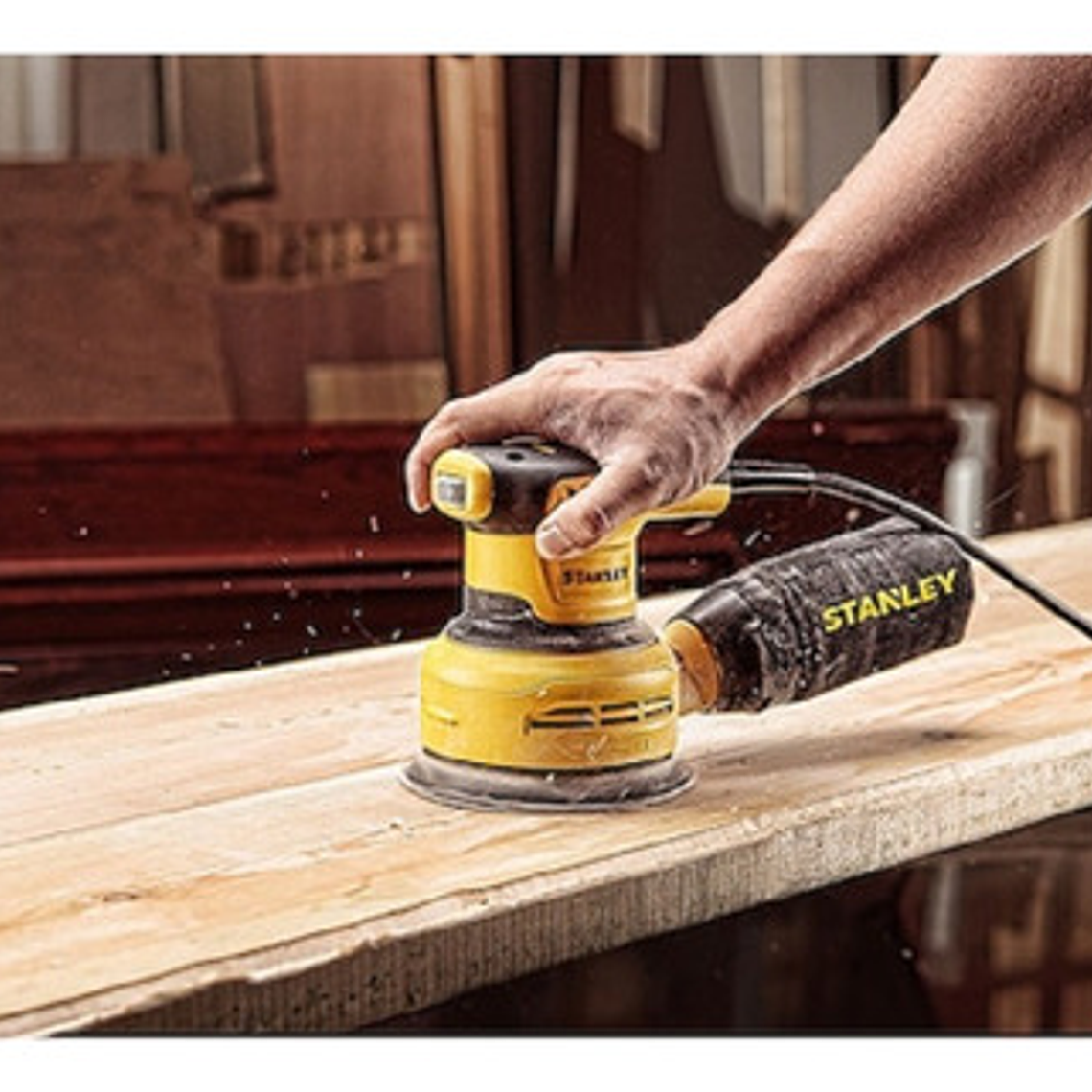 Lijadora Roto-orbital 5'' C/recolector (ss30) Stanley 5