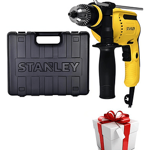 Taladro Con Percutor Stanley 1/2  700w Valija Y Mechas