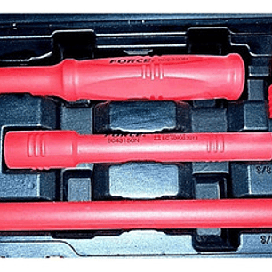 Kit De Herramientas Combinadas Force 3173n De 17 Piezas Color Silver