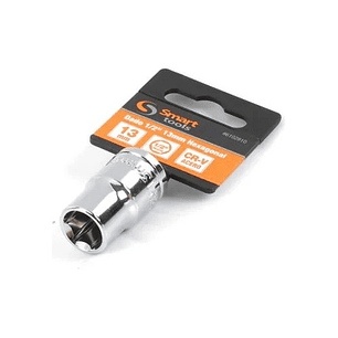 Dado Corto 1/2'' De 13mm Hexagonal - Smart Tools Color Plateado