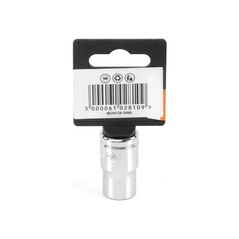 Dado Corto 1/2'' De 13mm Hexagonal - Smart Tools Color Plateado 3