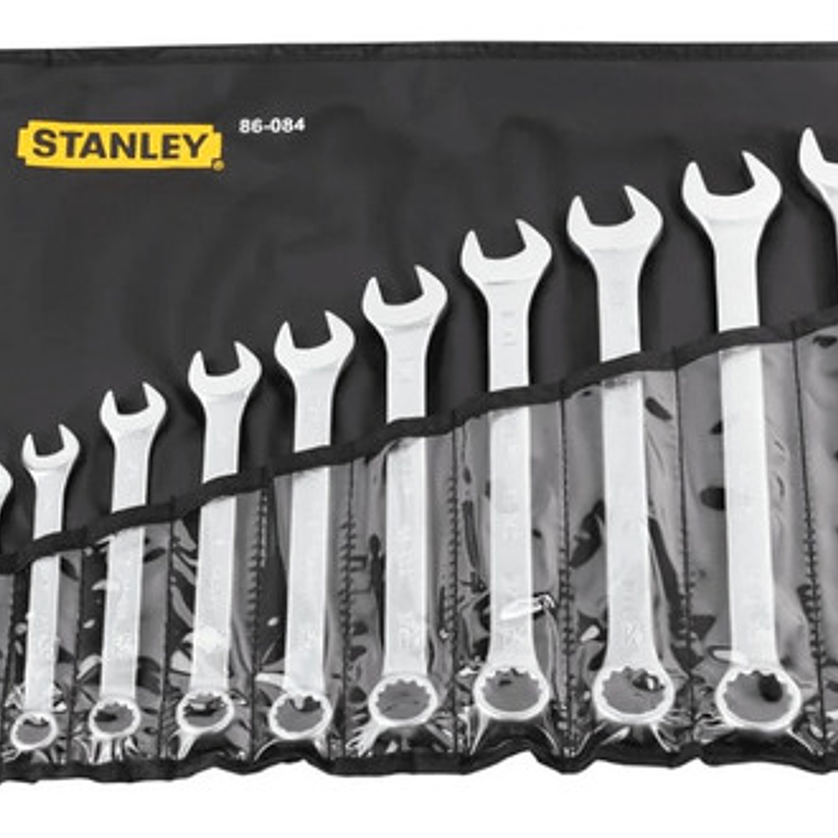 Juego Llaves Pta-corona 3/8''-1'', 11 Pzas. (86-084) Stanley 3