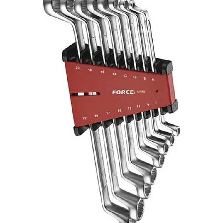 Juego Llaves Corona 75º De 6 - 22mm 8 Piezas (5088) Force Color Imagen 1