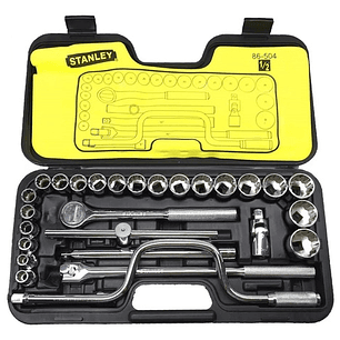 Juego Dados []1/2'' 10-32 Mm., 29 Pzas. (86-504) Stanley