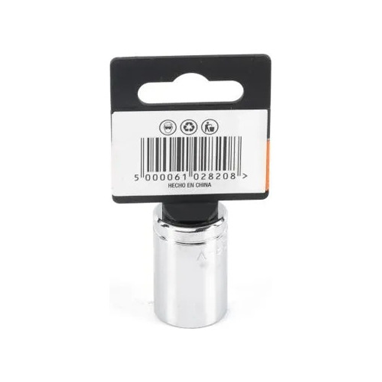 Dado Corto 1/2'' De 18mm Hexagonal - Smart Tools Color Plateado 3