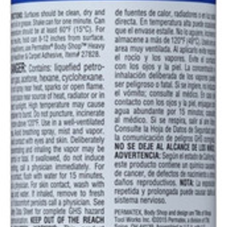Adhesivo En Aerosol 118-da De 160oz (82019) - Permatex 3