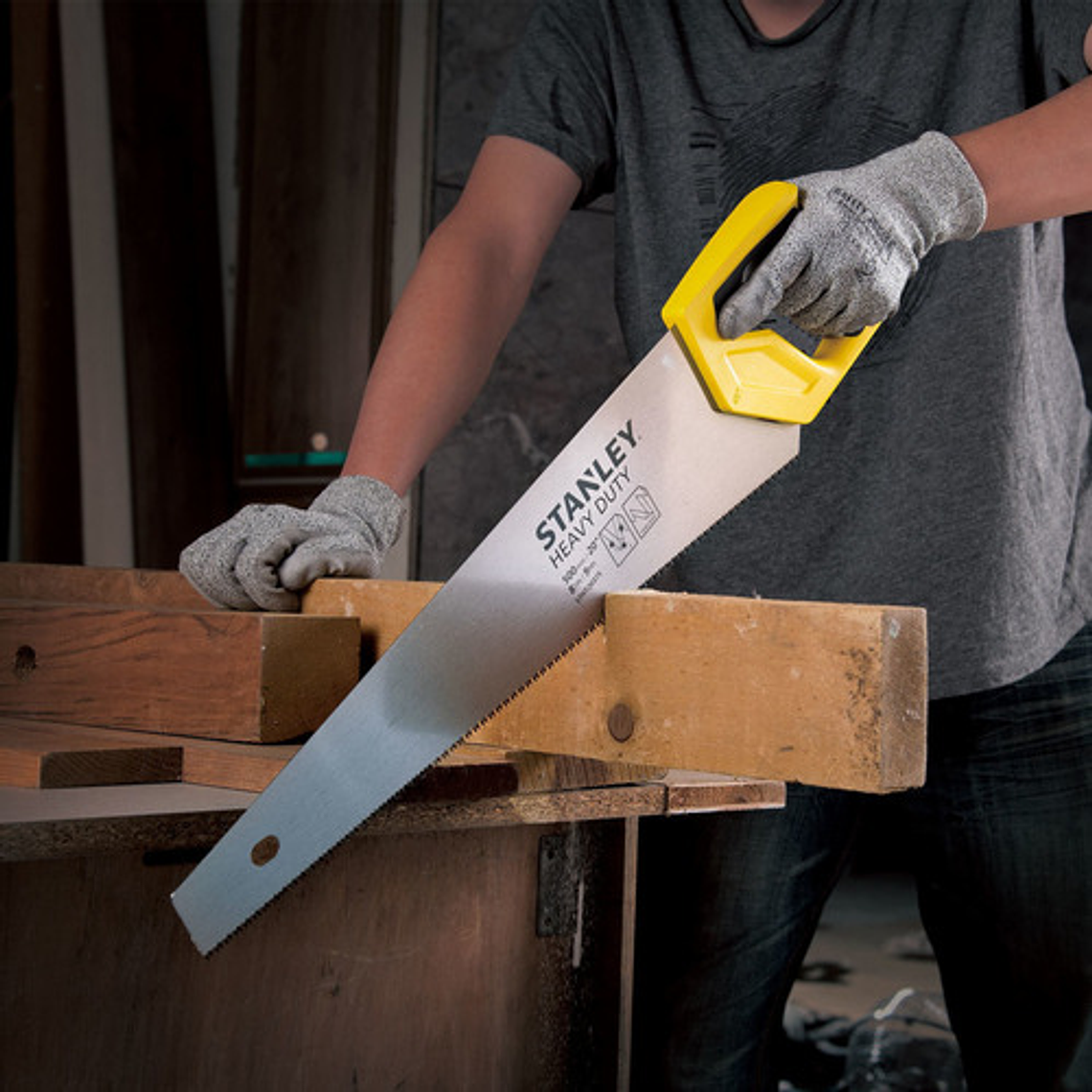 Serrucho 22´ (550mm) Trabajo Pesado Stanley Stht20376-la Eo 8