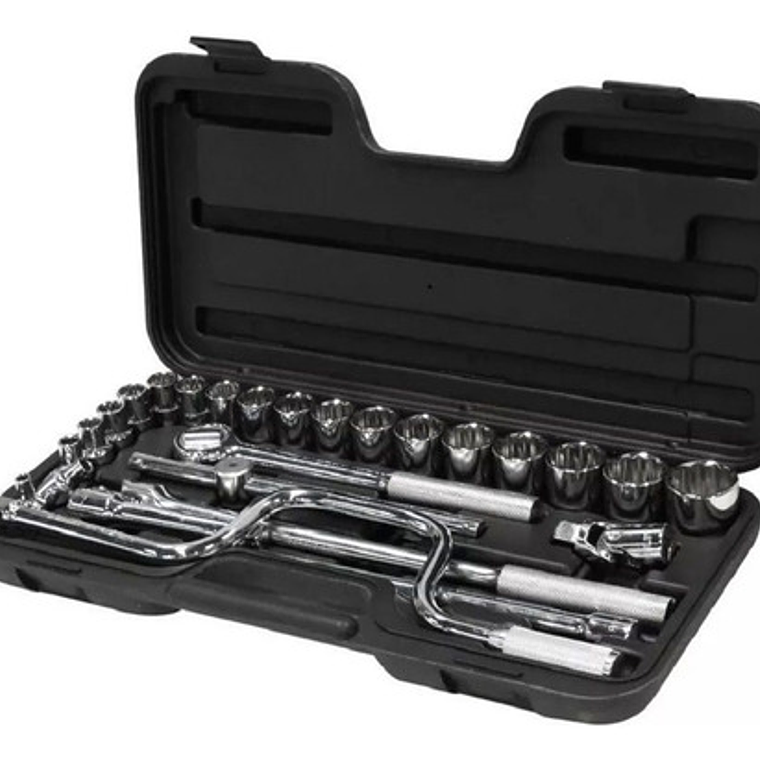 Juego Dados []1/2'' 1/4-1.1/4'' 27 Pzas. (86-505) Stanley 1