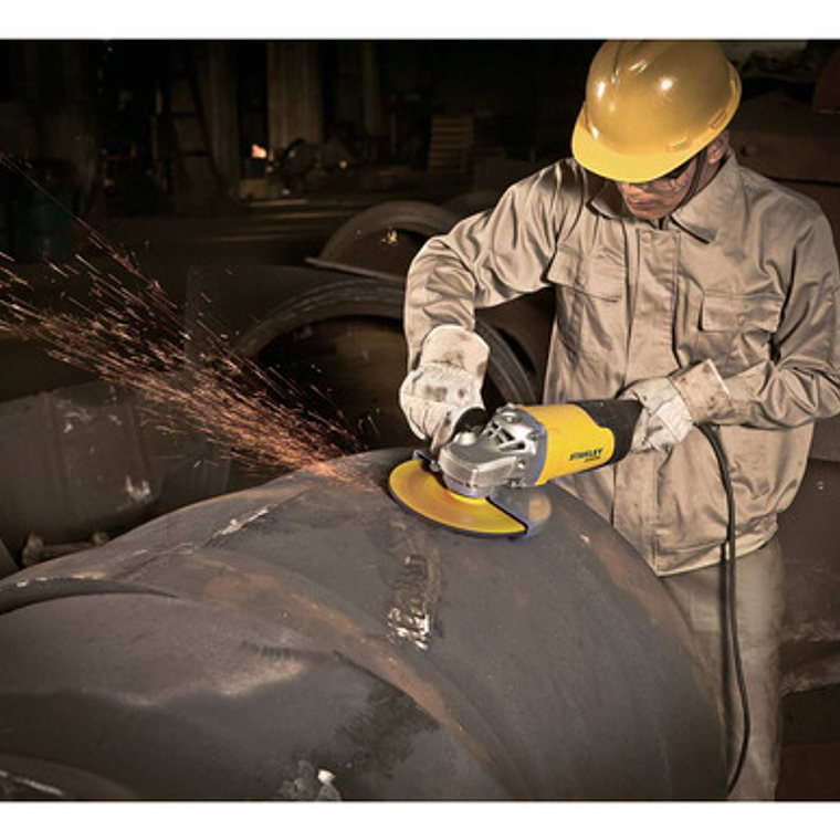 Esmeril Angular 7 (180mm) 2200w Stanley Sl227-b2c Color Amarillo 6