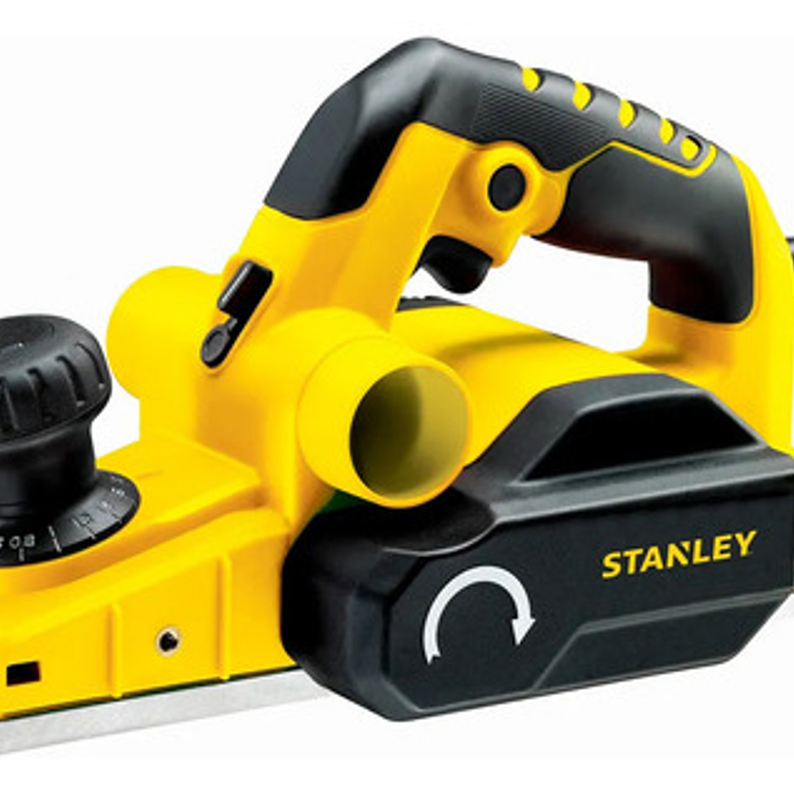 Cepilladora Eléctrica De Mano Stanley Profesional Stpp7502 8.2cm Color Amarillo 2