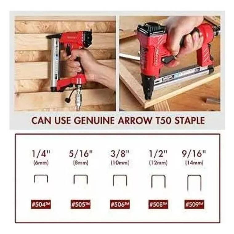 Grapadora Neumatica 1/4'' A 9/16'' (pt50) - Arrow 3