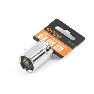 Dado Corto 1/2'' De 20mm Hexagonal - Smart Tools Color Plateado