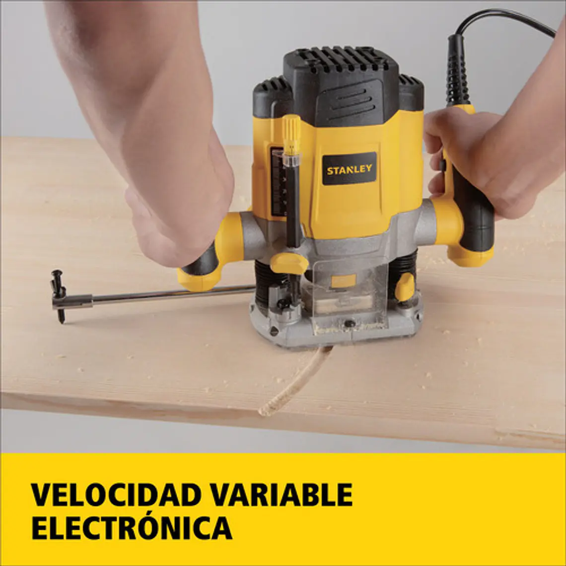 Fresadora de Palma Stanley 1200W + Accesorios 8