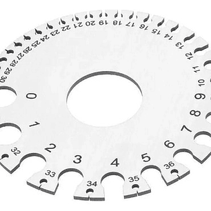 Calibre Para Alambre Bwg Capacidad #1-36 (1450-e)