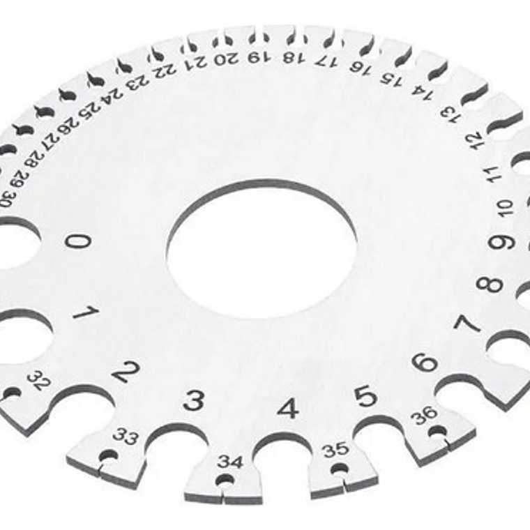 Calibre Para Alambre Bwg Capacidad #1-36 (1450-e) 1