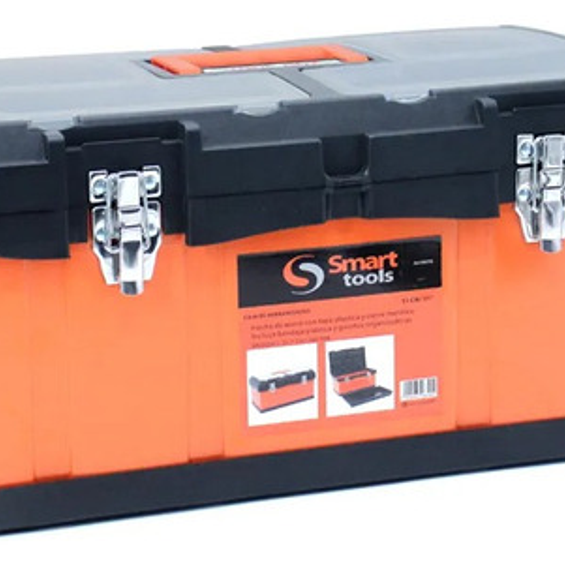 Caja Herramientas 21'' Con Cierre Metálico - Smart Tools 1