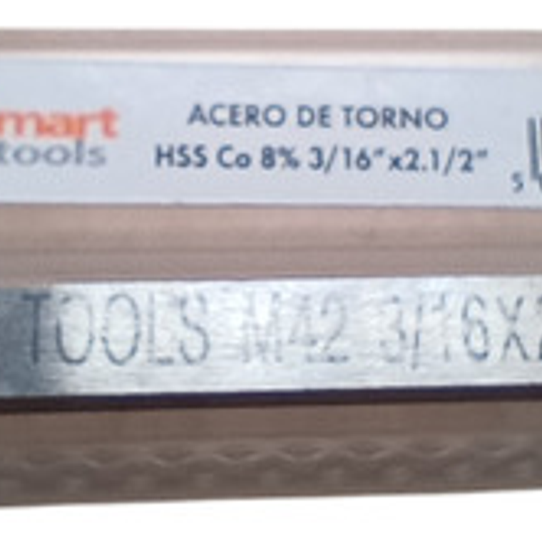Acero Para Torno De 3/4''x5'' M42 (8% Co) - Smart Tools 2