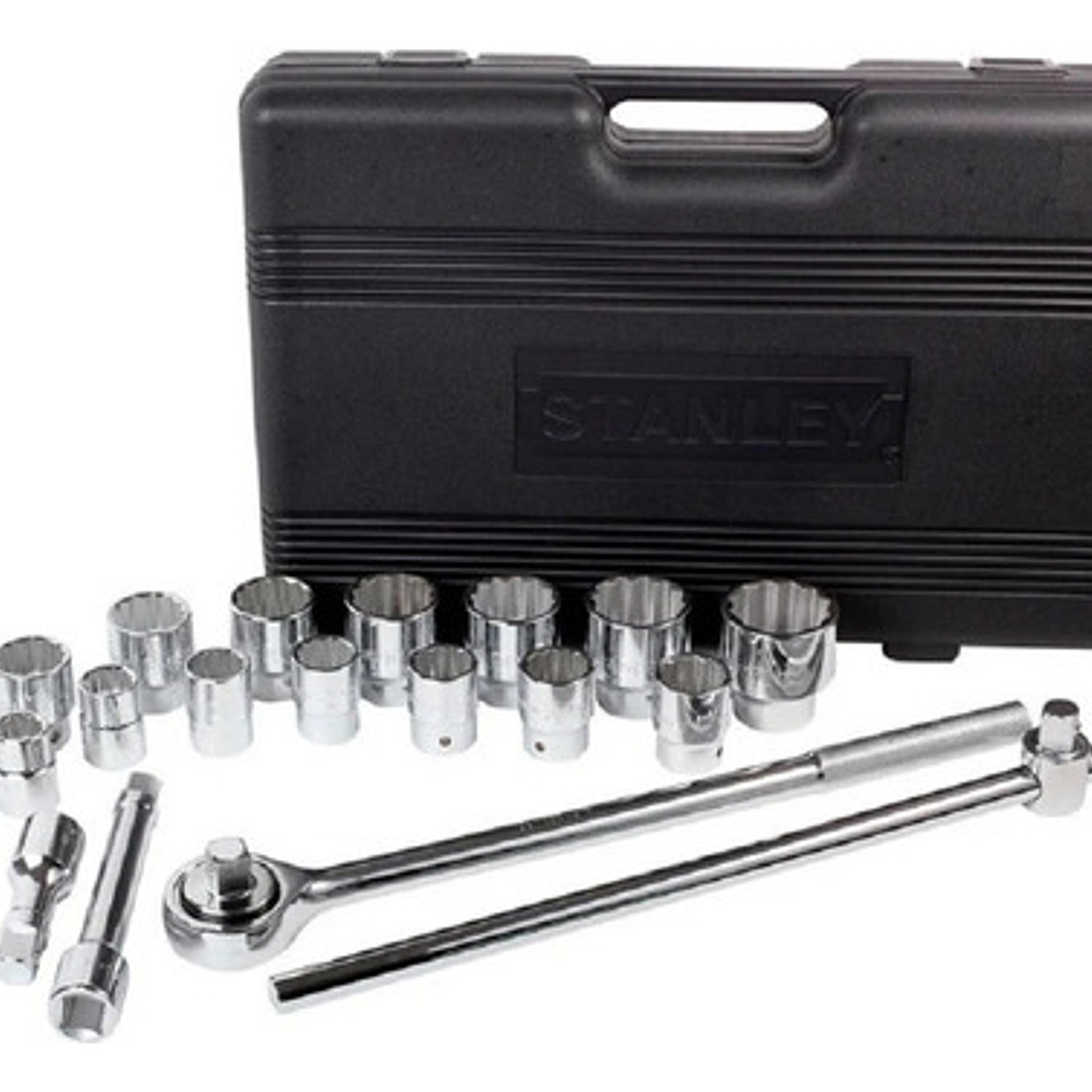 Jgo. Dados []3/4'' 22-50 Mm., 19 Pzas. (89-101) Stanley 2