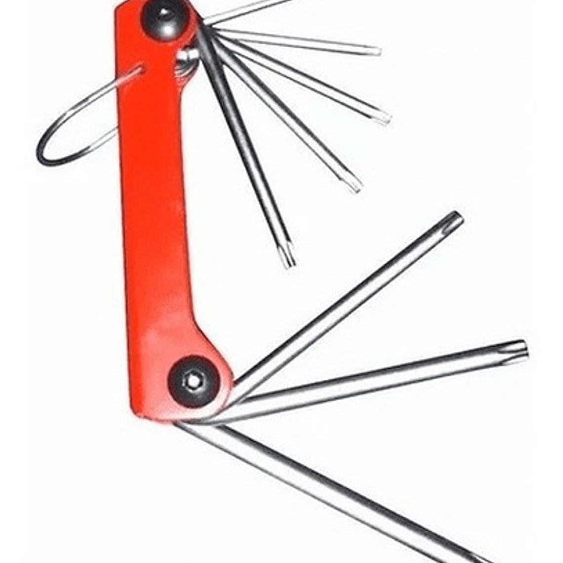 Juego De Llaves Torx Perforadas T9h - T40h 8 Pzas. Force 2