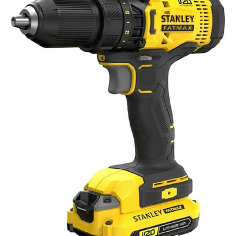 Taladro Rotación Inalámbrico 20v. Max (scd700c2k) Stanley 1