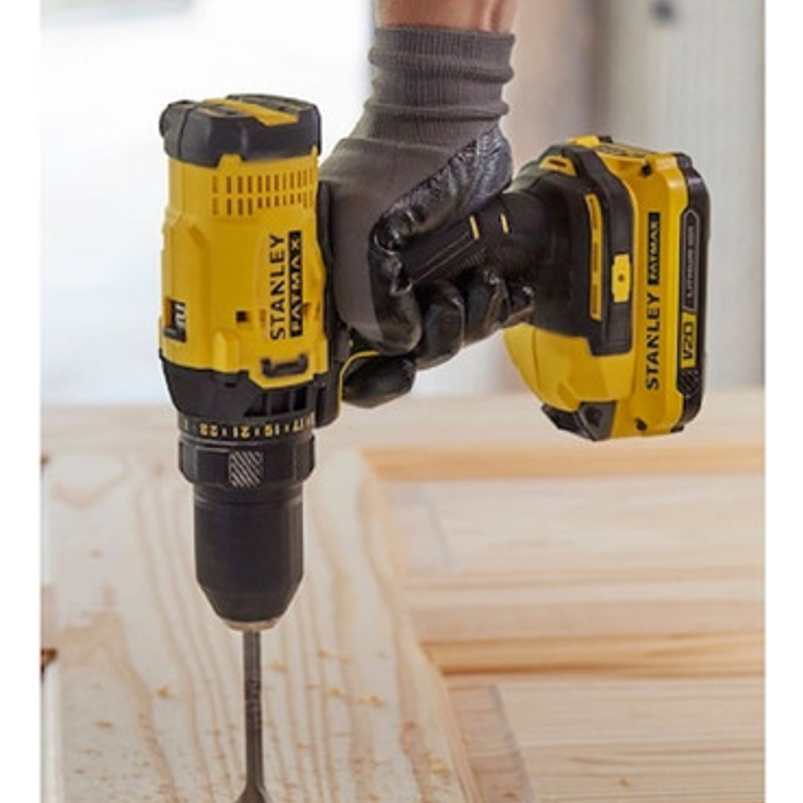 Taladro Rotación Inalámbrico 20v. Max (scd700c2k) Stanley 4