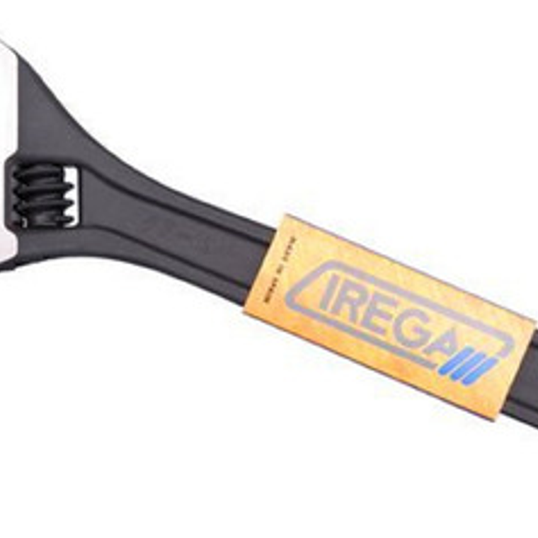 Llave Francesa 8'' Pavonada (77-f/ce) - Irega Color Plomo 1