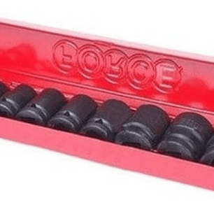 Juego Dados De Impacto Force De 1/2 - 10 Piezas (en Mm)