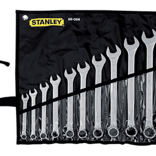 Juego De Llaves Combinadas PLG 11 Pzas Estuch Stanley 86-084