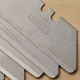 Cuchilla De Punta Redondeada Stanley 11-987 Paquete 5 Piezas