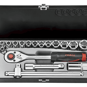 Juego De Dados Hexagonales 1/2´´ De 8 A 26mm 4173-5 Force