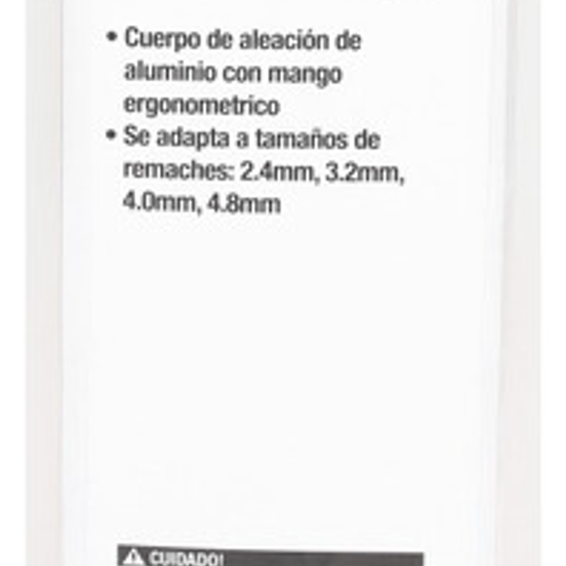 Remachadora De 4 Tomas De 250 Mm Aluminio/pvc - Smart Tools 2