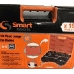 Juego De Dados 1/4`` De 4 A 14mm.19 Piezas (6104510),smart