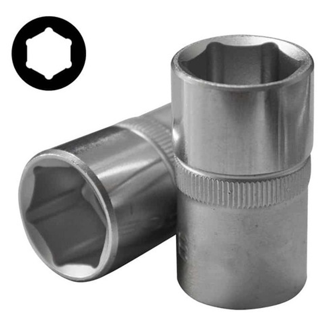 Juego Dados Hex. []1/4`` Mm./puLG. 31 Piezas (2312-5), Force 2