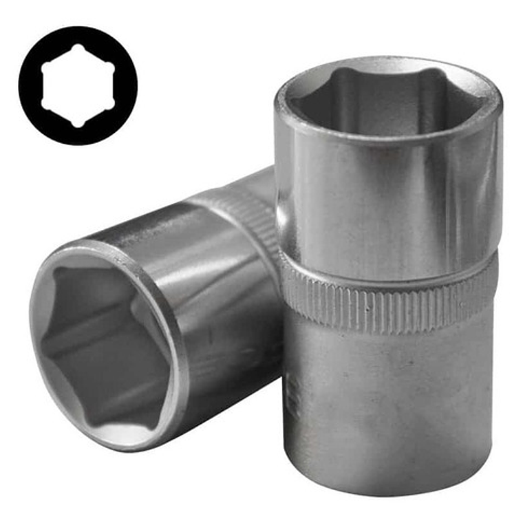 Juego Dados Hex. []1/4`` Mm./puLG. 31 Piezas (2312-5), Force 2