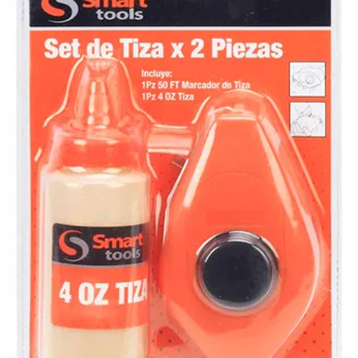 Tizador Caja Plastica De 15mts Con Tiza - Smart Tools 3