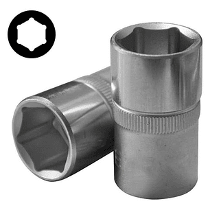 Juego Dados Hexagonal []1/2`` 5/16``-1.1/4``(4243s-5), Force